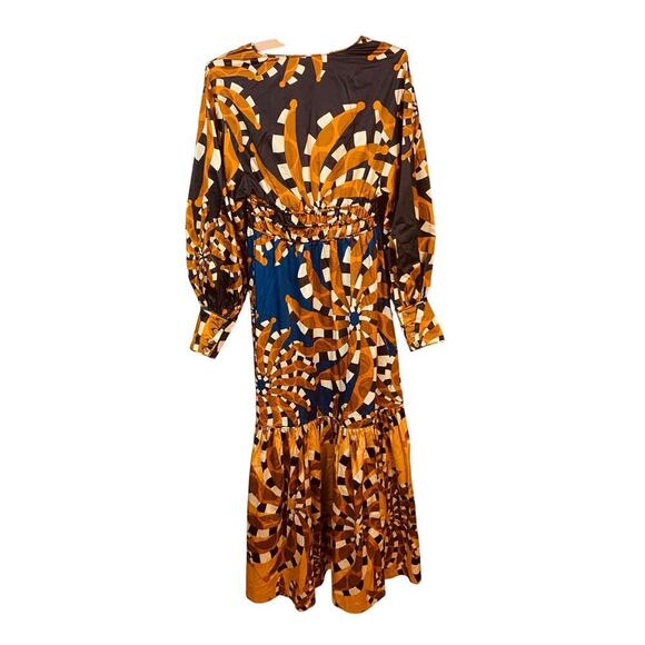 Farm Rio Mixed Bandana Print Maxi Dress Size XS - Picture 4 of 10